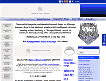 Tablet Screenshot of diamonds-chicago.com